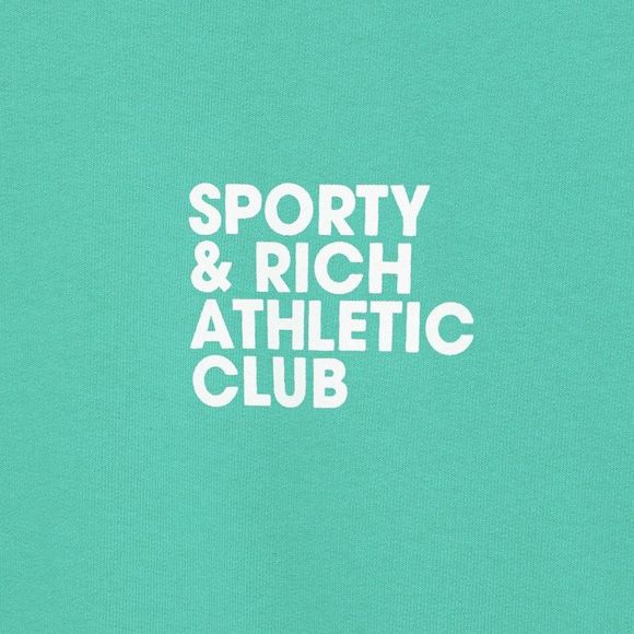 Sporty & Rich Tops Sporty Rich Sporty Rich Turquoise Cotton